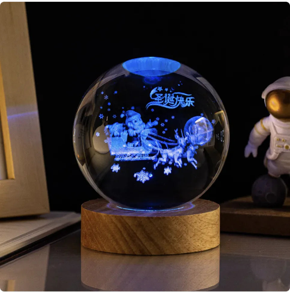 Boule lumineuse en cristal Stellar Dream