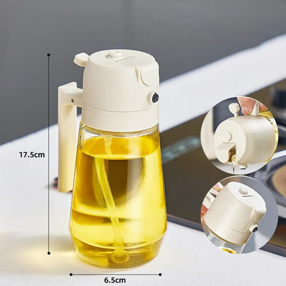 Dual-Action Kitchen Oil Sprayer