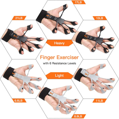 Silicone Finger Trainer Wrist Strength Exercise