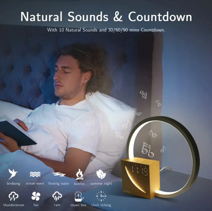 TouchSmart Bedside Lamp & Clock