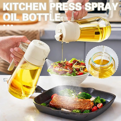 Dual-Action Kitchen Oil Sprayer