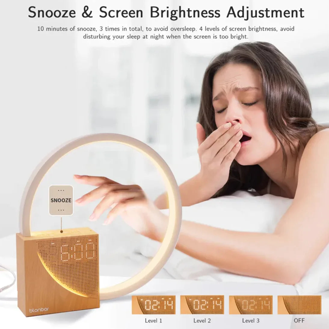 Lampe de chevet et horloge TouchSmart