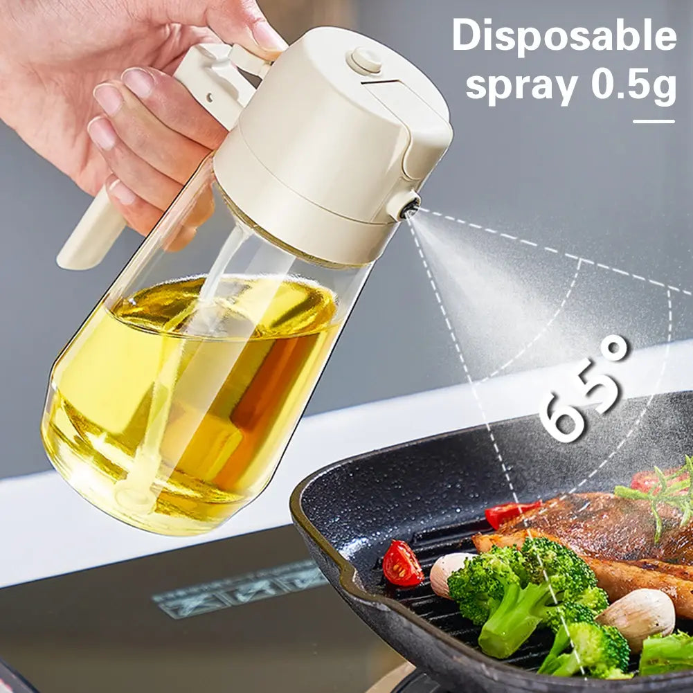 Dual-Action Kitchen Oil Sprayer