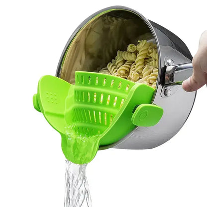 Clip-on Silicone Drainer Strainer