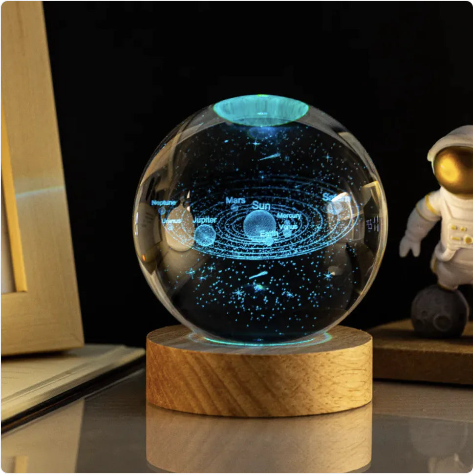 Boule lumineuse en cristal Stellar Dream