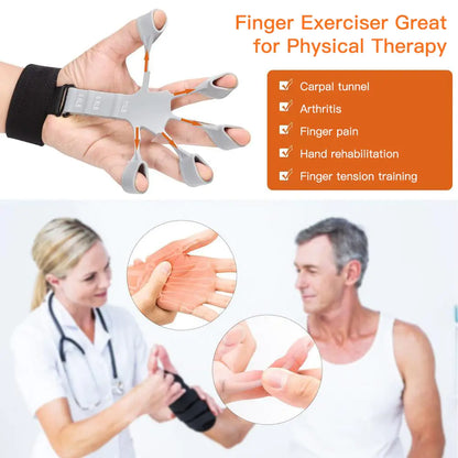 Silicone Finger Trainer Wrist Strength Exercise